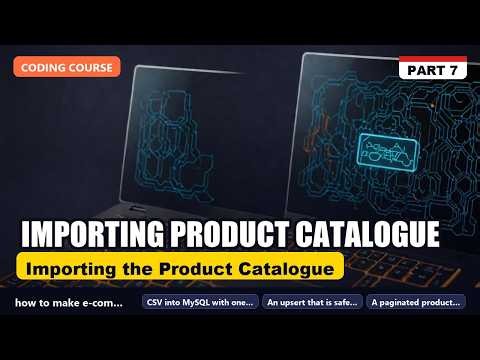 Import a Product Catalogue from CSV into MySQL with Flask | E-commerce from Scratch Ep 7