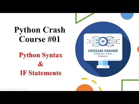Python Crash Course #01 | Python Syntax & IF Statements
