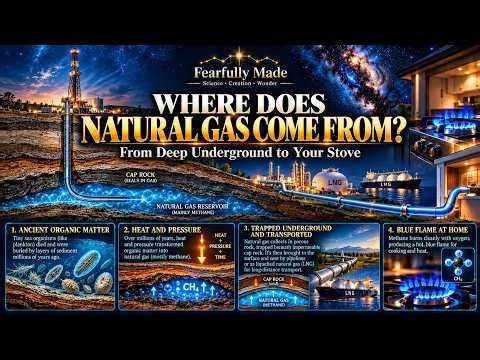 Where Does Natural Gas Come From? From Deep Underground to Your Stove