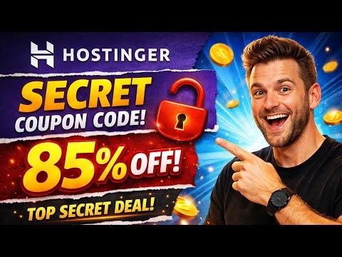 Hostinger Coupon Code 85% OFF | Biggest Hostinger Discount (Limited Time)