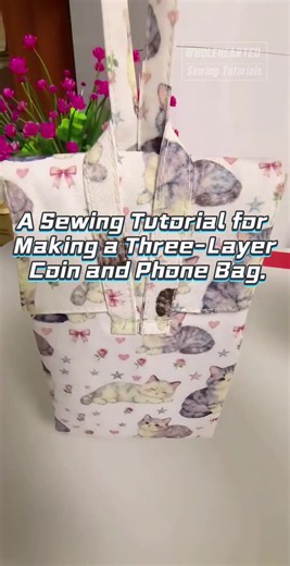 Three-Layer Coin and Phone Bag Sewing Tutorial