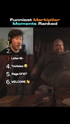 Funniest Markiplier Moments Ranked #shorts #funny #ranking