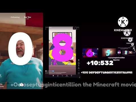 Number 0 to novemSeptuaginticentillion in cartoon