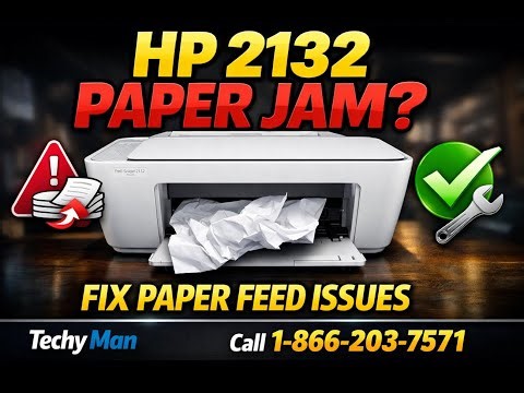 How to Fix Paper Jam & Paper Feed Issues in HP DeskJet 2132 | Easy Step-by-Step Guide