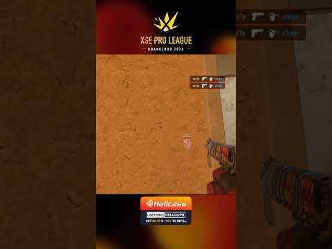 tex1y WINS INSANE 1v3 with DEAGLE — THREE HEADSHOTS #hellcase #xse #cs #cs2