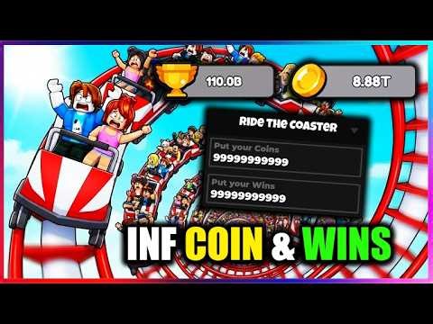 [🪙INF] Ride the Coaster Script - INFINITE COINS & WINS