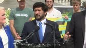 Texas Congressman Greg Casar says at a Texas House Democrats news...