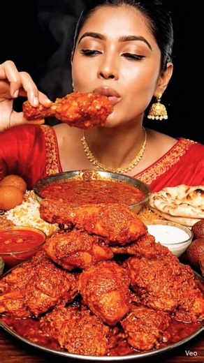 Mukbang ASMR experience! 🍗🍖🍛Eating 🔥😋#asmr #shorts