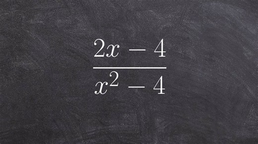 Factoring with the difference of two squares to simplify a rational expression