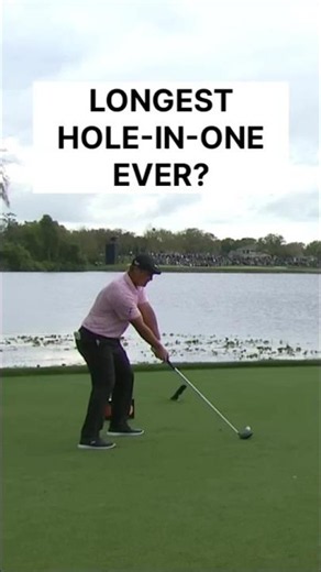 Bryson DeChambeau LONGEST Hole-In-One 👀