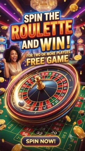 Spin the Roulette and Win! | Free Casino Game for Two or More Players #luckyspin #freespins