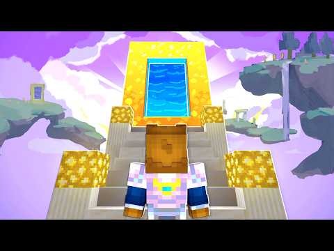 Playing Minecraft Bedrock's Aether Legends Mod