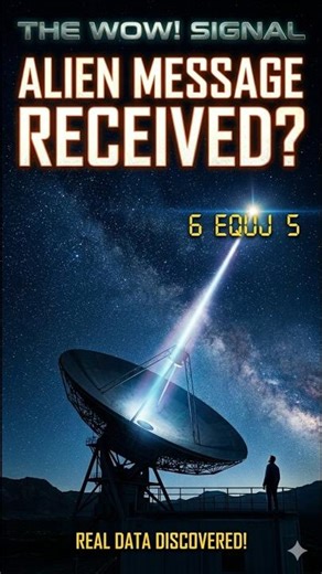 The Wow! Signal: A Message From Aliens? 👽📡 #shorts #usa #newyork