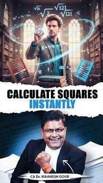 The Shortcut to Calculating Squares Instantly #shorts