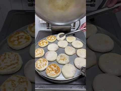 The process of making donuts 