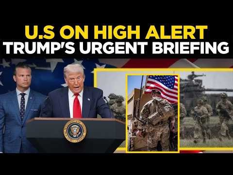 LIVE | Trump Declares EMERGENCY From Whitehouse; Drops NUCLEAR Bombshell On Iran, Russia, Israel