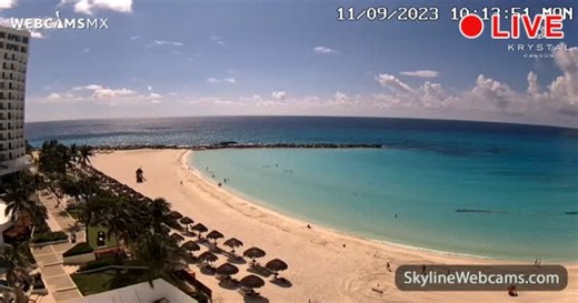 【LIVE】 Webcam Cancún - Quintana Roo | SkylineWebcams