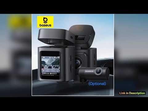 Baseus 3K Dash Cam VD1 Front and Rear Cam HD Builtin GPS Galileo Supercapacitor Car DVR Car Camera