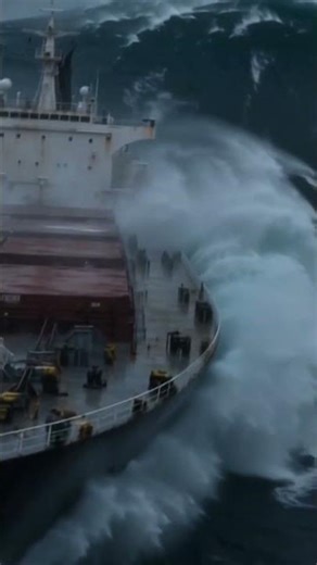 Giant Shark Attacks Ship in the North Sea Storm! 🦈🌊 (Terrifying Ocean Moment)