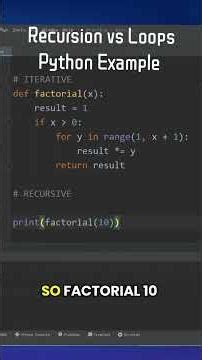 Do you still feel confused about recursion | Learn what is recursion in python #python #coding