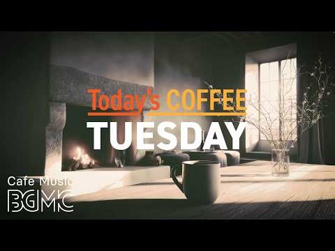 Today's COFFEE TUESDAY: 4K Sunlit Lounge Cafe Music ☕ Smooth Jazz Piano for Study
