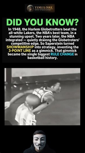 How a Comedy Gimmick Changed Basketball Forever 🏀 #facts #history #basketball
