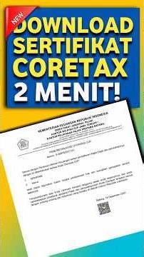 🔥WAJIB TAHU! Cara Dapat Kode Otorisasi DJP di CORETAX + Sertifikat Elektronik & Passphrase