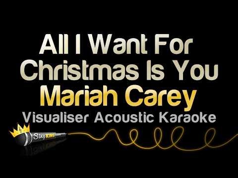 Mariah Carey - All I Want For Christmas Is You (Visualiser Acoustic Karaoke)