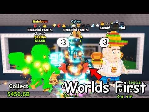 I Trait Farmed The RAREST STEAKINI FATTINI in Roblox Steal A Brainrot...