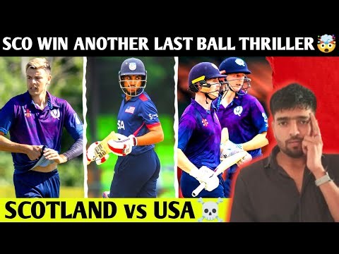 Scotland win another last ball thriller 😱 | SCO vs USA | CWC League 2