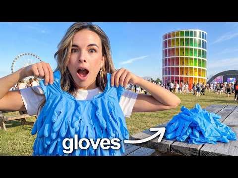 Creating COACHELLA Outfits Using Random Objects