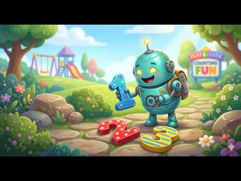 Let's Find The Numbers | Numbers 0-9 | Kids Learning Numbers | Game with Robot Friend | 0123456789