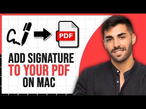 How to Add a Signature to a PDF on a Mac (Fast & Easy Guide) 2026