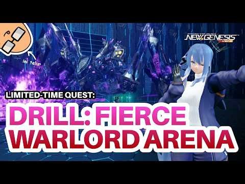 [PSO2:NGS] Limited Timed Quest: Drill: Fierce Warlord Arena ft. Great Rappy | Indonesia
