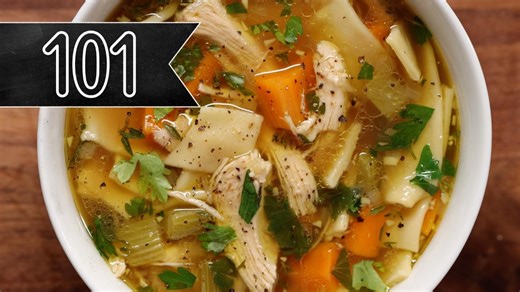 Warm up with Tasty 101’s Chicken Noodle Soup! Learn how to make this classic comfort dish, perfect for any day! | Tasty