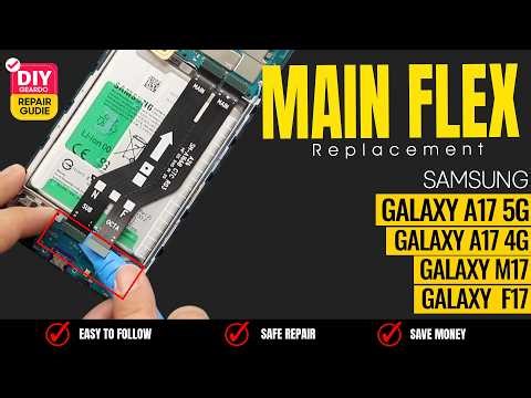 Samsung Galaxy A17 5G Main Flex Cable Replacement | Fix No Display / No Signal issues