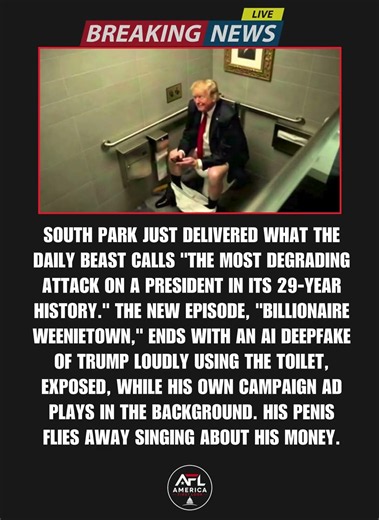 South Park's Trump Toilet Scene Called Most Degrading Attack in Show History