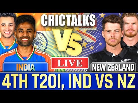 🔴 Live: IND vs NZ Cricket Live Match Today, 4th T20I Scores, Commentary India v New Zealand