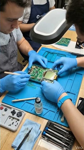 Reviving a Water Damaged Vintage Game Boy Color | Full Restoration Timelapse