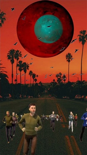 When the planet gets closer… humans start running.