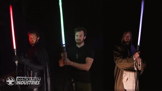 Watch what happens when a lightsaber turns into a pipe bomb