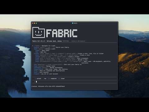 Fabric CLI — your whole knowledge base from the terminal.