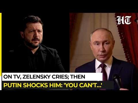 On TV, Zelensky Starts Crying; Hours Later Putin's TV Message Shocks Ukraine, US:'You Can't…'|Russia