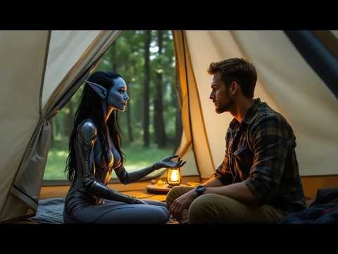 She Burst Into My Tent — The Wildest Alien Woman Thought I Was Alone