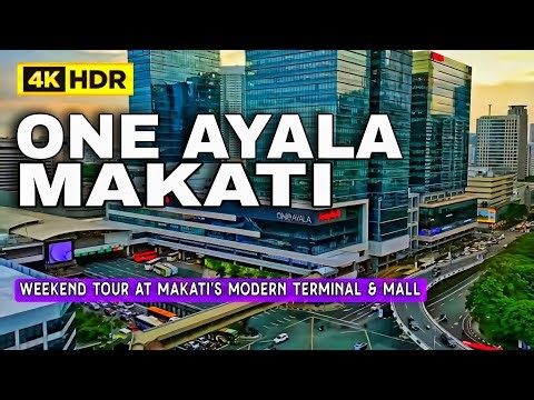 One Ayala Mall Weekend Walk 🇵🇭 The New Makati Lifestyle Hub In Stunning 4K HDR 2026 Philippines