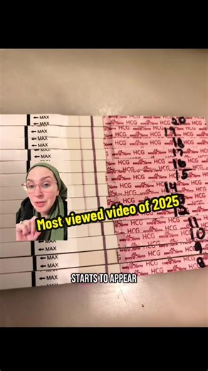 Most viewed video of 2025. | chemical pregnancy