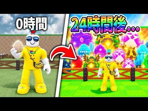 卵を盗め24時間プレイし続けた結果..何体レアキャラゲットできるか！(roblox)