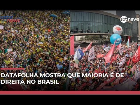Datafolha: 35% dos brasileiros se dizem de direita e 22%, de esquerda | #RadarNews