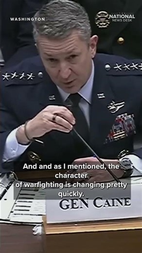 Gen. Caine: 'Historic down payment on future security'