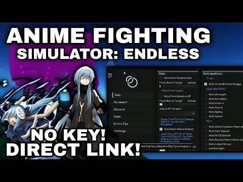 🎄Anime Fighting Simulator: Endless Script Pastebin **NO KEY** AutoTraining | Autofarm Players/Mobs☃️